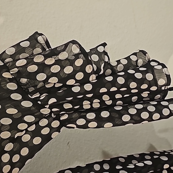 Calvin Klein Polka Dot Shift Dress, Size 12 - Picture 6 of 7